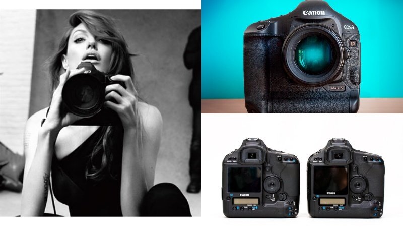 Angelina Jolie and Canon 1D Mark IV