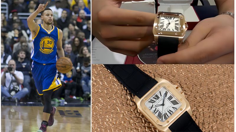 Stephen Curry - Cartier Santos 100