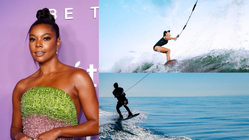 Gabrielle Union——wakeboarding