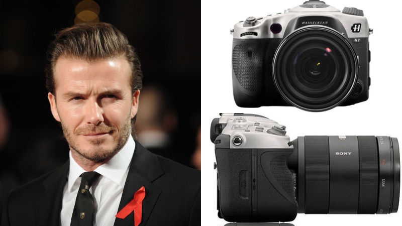 David Robert Joseph Beckham and Hasselblad HV