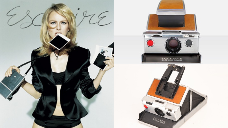 Naomi Watts and the Polaroid SX70