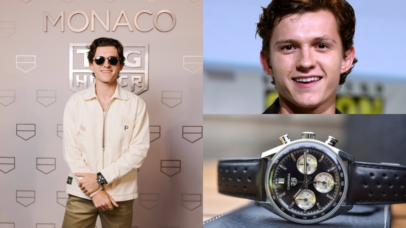 Tom Holland - Tag Heuer Calera Glassbox Chronograph